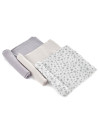 BN-8420421089156,Set 3 scutece, Jane, Din muselina de bambus, Hipoalergenice, 80 x 80 cm, Star