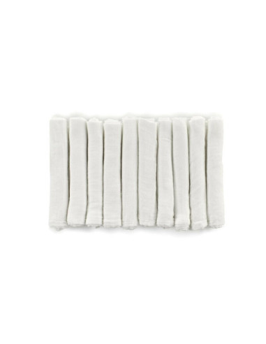 BN-8420421089194,Set 6 scutece, Jane, Din muselina de bambus, Hipoalergenice, 35 x 35 cm, White