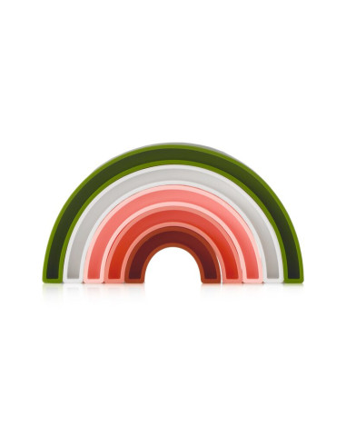 BN-8420421093221,Jucarie stivuire copii, Jane, Forma pepene, dezvolta motricitatea fina, Watermelon