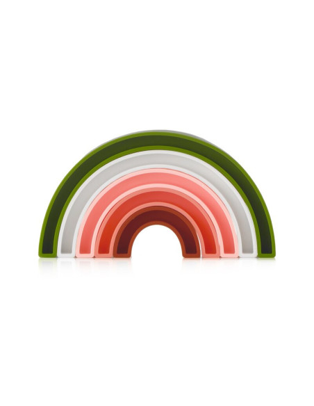 BN-8420421093221,Jucarie stivuire copii, Jane, Forma pepene, dezvolta motricitatea fina, Watermelon