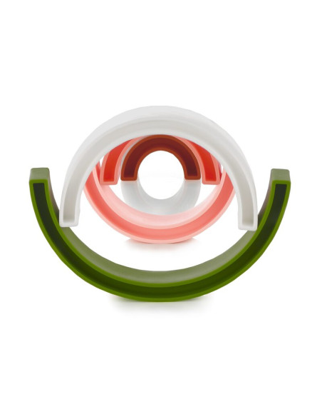 BN-8420421093221,Jucarie stivuire copii, Jane, Forma pepene, dezvolta motricitatea fina, Watermelon