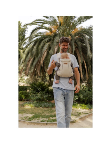 BN-8420421089439,Marsupiu bebe, Jane, Dual, Ergonomic, De la nastere pana la 15 Kg, Conform EN 13209-2:2015, Sand