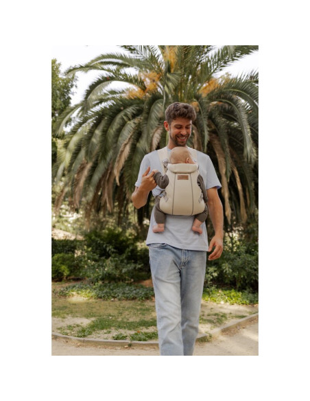 BN-8420421089439,Marsupiu bebe, Jane, Dual, Ergonomic, De la nastere pana la 15 Kg, Conform EN 13209-2:2015, Sand