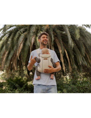 BN-8420421089439,Marsupiu bebe, Jane, Dual, Ergonomic, De la nastere pana la 15 Kg, Conform EN 13209-2:2015, Sand