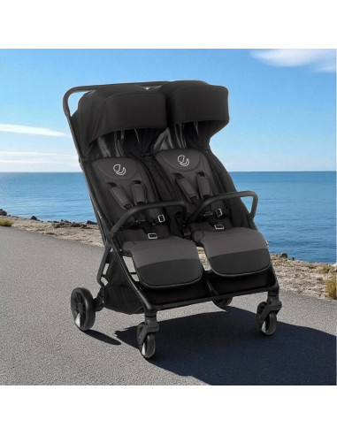 BN-8420421092460,Carucior gemeni pliabil Twinside, Jane, Pliere rapida cu o mana, De la nastere pana la 22 Kg, Cu huse pentru pl