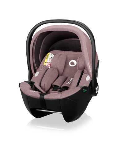 BN-LO-MOXIE_I-SIZE_PINK_MAUVE,Scoica auto, Lionelo, Moxie, i-Size, 40-87 cm, Tetiera reglabila, intarita cu spuma de memorie, Ca