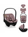 BN-LO-MOXIE_I-SIZE_PINK_MAUVE,Scoica auto, Lionelo, Moxie, i-Size, 40-87 cm, Tetiera reglabila, intarita cu spuma de memorie, Ca