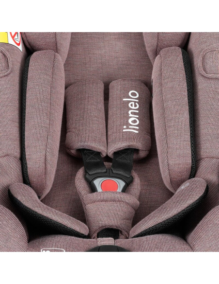 BN-LO-MOXIE_I-SIZE _SET_PINK_MAUVE,Scoica auto, Lionelo, Moxie, i-Size, Include baza rotativa 360 cu picior de fixare, 40-87 cm,