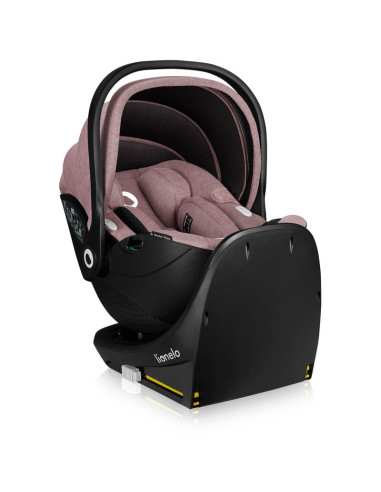 BN-LO-MOXIE_I-SIZE _SET_PINK_MAUVE,Scoica auto, Lionelo, Moxie, i-Size, Include baza rotativa 360 cu picior de fixare, 40-87 cm,