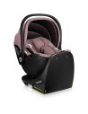 BN-LO-MOXIE_I-SIZE _SET_PINK_MAUVE,Scoica auto, Lionelo, Moxie, i-Size, Include baza rotativa 360 cu picior de fixare, 40-87 cm,