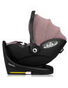BN-LO-MOXIE_I-SIZE _SET_PINK_MAUVE,Scoica auto, Lionelo, Moxie, i-Size, Include baza rotativa 360 cu picior de fixare, 40-87 cm,