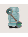 BN-LO-NEAL_I-SIZE_GREEN_TURQUOISE,Scaun auto i-Size, Lionelo, Neal, Spatar reglabil in 4 pozitii, Tetiera in 10 pozitii, Suport
