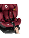 BN-LO-BASTIAAN_RWF_ISIZE_RED_BURGUNDY,Scaun auto, Lionelo, Bastiaan RWF i-Size, Pozitie de somn, Protectie laterala, Rotire 360 