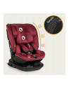 BN-LO-BASTIAAN_RWF_ISIZE_RED_BURGUNDY,Scaun auto, Lionelo, Bastiaan RWF i-Size, Pozitie de somn, Protectie laterala, Rotire 360 