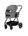 BN-LO-MERIL_2IN1_GREY_STONE,Carucior 2 in 1, Lionelo, Meril, Cu landou si scaun cu dimensiune XL, Reversibil, Cu sistem de venti