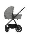 BN-LO-MERIL_2IN1_GREY_STONE,Carucior 2 in 1, Lionelo, Meril, Cu landou si scaun cu dimensiune XL, Reversibil, Cu sistem de venti