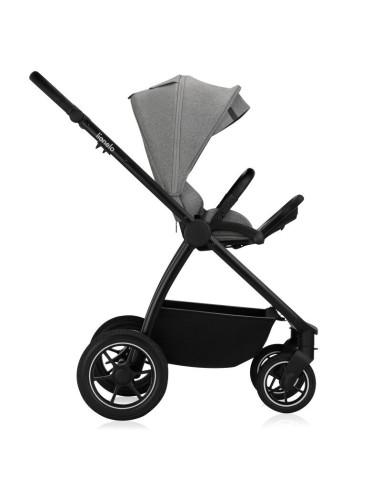 BN-LO-MERIL_2IN1_GREY_STONE,Carucior 2 in 1, Lionelo, Meril, Cu landou si scaun cu dimensiune XL, Reversibil, Cu sistem de venti