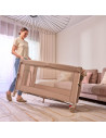 BN-LO-ELLEN_GREY_CONCRETE,Patut pliant multifunctional, Lionelo, Ellen, Cu laterala culisanta, Nivel suplimentar, Intrare latera