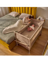 BN-LO-ELLEN_GREY_CONCRETE,Patut pliant multifunctional, Lionelo, Ellen, Cu laterala culisanta, Nivel suplimentar, Intrare latera
