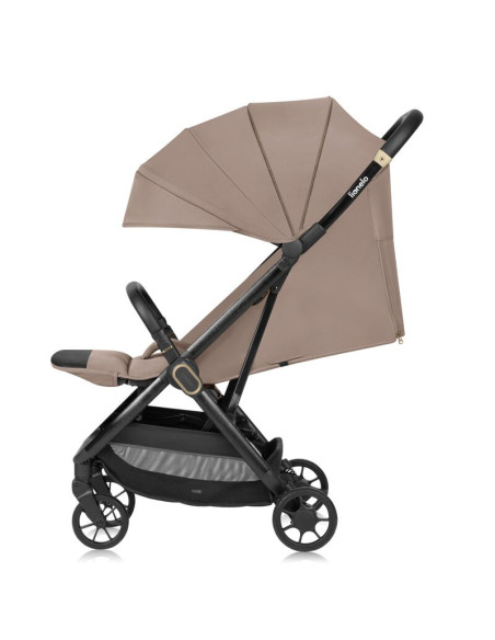 BN-LO-BESS_BEIGE_SAND,Carucior sport, Lionelo, Bess, Greutate 7.5 kg, Sustine 22 kg, 6 luni+, Capotina impermeabila si protectie