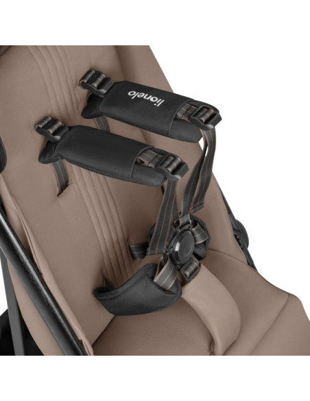 BN-LO-BESS_BEIGE_SAND,Carucior sport, Lionelo, Bess, Greutate 7.5 kg, Sustine 22 kg, 6 luni+, Capotina impermeabila si protectie