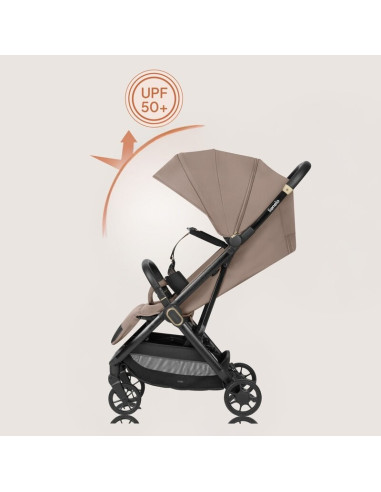 BN-LO-BESS_BEIGE_SAND,Carucior sport, Lionelo, Bess, Greutate 7.5 kg, Sustine 22 kg, 6 luni+, Capotina impermeabila si protectie