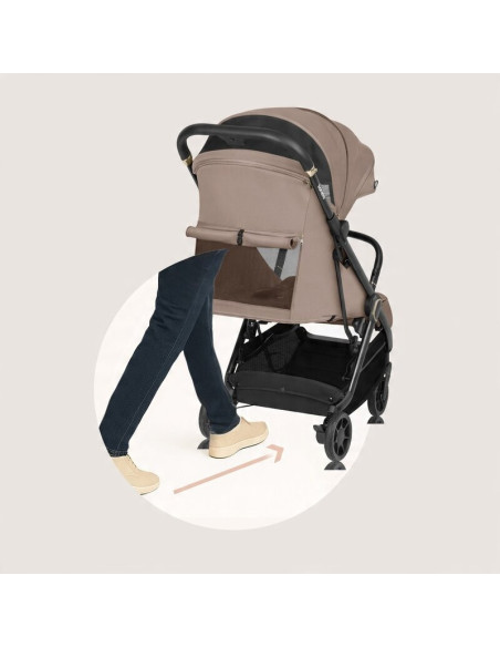 BN-LO-BESS_BEIGE_SAND,Carucior sport, Lionelo, Bess, Greutate 7.5 kg, Sustine 22 kg, 6 luni+, Capotina impermeabila si protectie