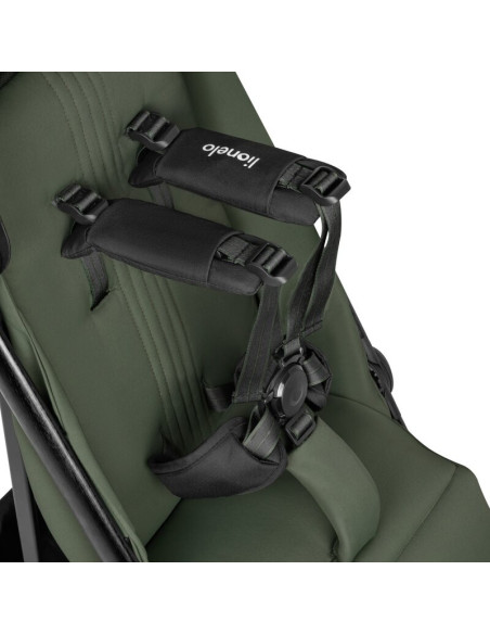 BN-LO-BESS_GREEN_FOREST,Carucior sport, Lionelo, Bess, Greutate 7.5 kg, Sustine 22 kg, 6 luni+, Capotina impermeabila si protect