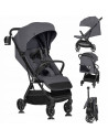 BN-LO-BESS_GREY_STONE,Carucior sport, Lionelo, Bess, Greutate 7.5 kg, Sustine 22 kg, 6 luni+, Capotina impermeabila si protectie