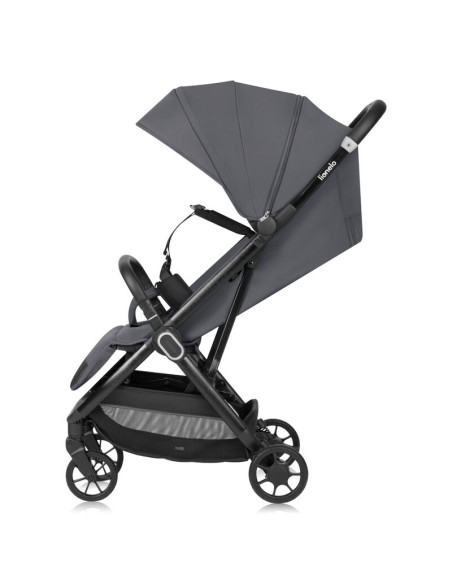 BN-LO-BESS_GREY_STONE,Carucior sport, Lionelo, Bess, Greutate 7.5 kg, Sustine 22 kg, 6 luni+, Capotina impermeabila si protectie