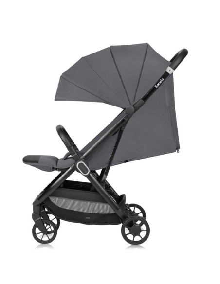 BN-LO-BESS_GREY_STONE,Carucior sport, Lionelo, Bess, Greutate 7.5 kg, Sustine 22 kg, 6 luni+, Capotina impermeabila si protectie