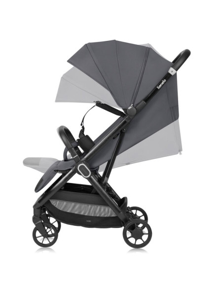 BN-LO-BESS_GREY_STONE,Carucior sport, Lionelo, Bess, Greutate 7.5 kg, Sustine 22 kg, 6 luni+, Capotina impermeabila si protectie