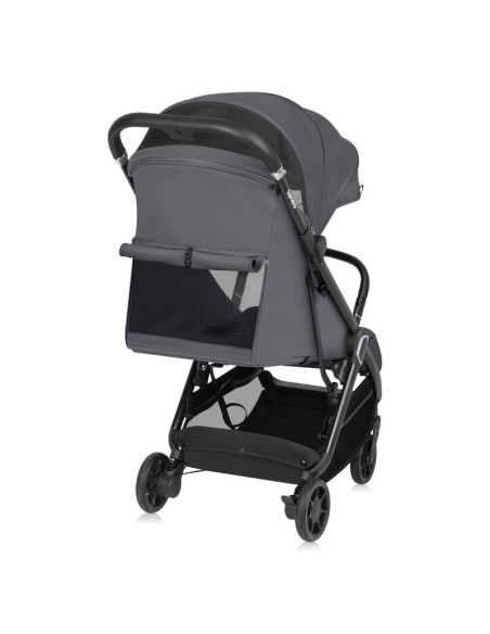 BN-LO-BESS_GREY_STONE,Carucior sport, Lionelo, Bess, Greutate 7.5 kg, Sustine 22 kg, 6 luni+, Capotina impermeabila si protectie