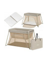 BN-LO-ALICE_BEIGE_OLIVE,Patut multifunctional, Lionelo, Alice, 3 in 1, 2 trepte de inaltime pentru saltea, Pliabil, Material rez