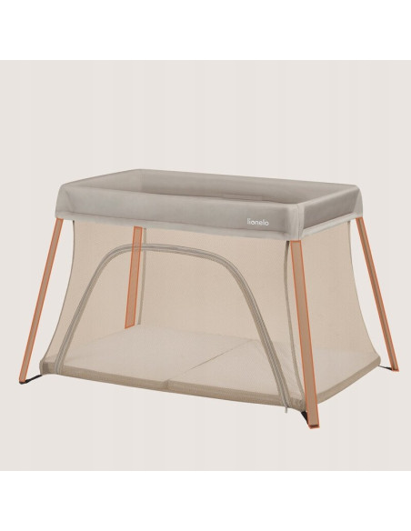 BN-LO-ALICE_BEIGE_OLIVE,Patut multifunctional, Lionelo, Alice, 3 in 1, 2 trepte de inaltime pentru saltea, Pliabil, Material rez