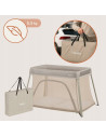 BN-LO-ALICE_BEIGE_OLIVE,Patut multifunctional, Lionelo, Alice, 3 in 1, 2 trepte de inaltime pentru saltea, Pliabil, Material rez