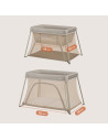 BN-LO-ALICE_BEIGE_OLIVE,Patut multifunctional, Lionelo, Alice, 3 in 1, 2 trepte de inaltime pentru saltea, Pliabil, Material rez