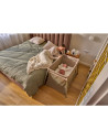 BN-LO-ALICE_BEIGE_OLIVE,Patut multifunctional, Lionelo, Alice, 3 in 1, 2 trepte de inaltime pentru saltea, Pliabil, Material rez