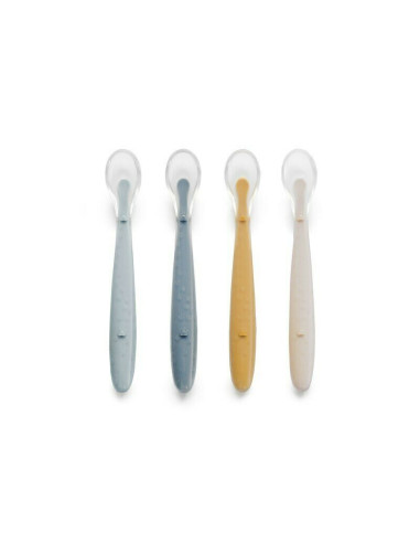 BN-8420421093245,Set 4 lingurite, Jane, Din silicon, 1.2 x 1.5 x 14.7 cm, BPA Free, Tropic