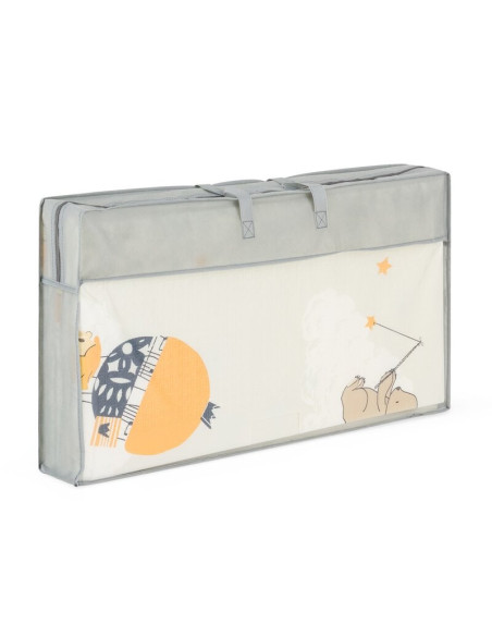 BN-435074,Covoras de joaca, Petite&Mars, Reversibil, Include geanta pentru transport, Pliabil si impermeabil, Non-toxic, 197 x 1