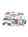 BN-6426972029339,Lenjerie patut cu 3 piese, MimiNu, Pentru patut 120x60 cm, Cu protectie laterala, Din bumbac, Din bumbac certif