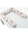 BN-6426972029513,Aparatoare pentru patut, MimiNu, Tip rulou, Cu husa detasabila, Lungime 180 cm, Din bumbac certificat Oeko Tex
