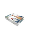 BN-6426972029308,Cearceaf cu elastic, MimiNu, Pentru patut 120X60 cm, Din bumbac certificat Oeko Tex Standard 100, Design, Zoo i