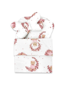BN-6426972029384,Set 4 in 1 Cosulet bebelus, MimiNu, Baby Cocoon 75x55 cm, Husa bumbac, Din bumbac certificat Oeko Tex Standard  2