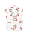 BN-6426972029384,Set 4 in 1 Cosulet bebelus, MimiNu, Baby Cocoon 75x55 cm, Husa bumbac, Din bumbac certificat Oeko Tex Standard 