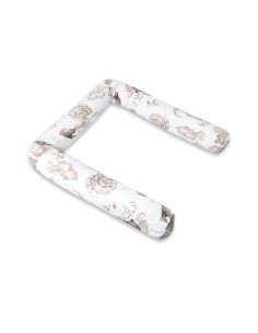 BN-6426972029643,Aparatoare pentru patut, Qmini, Tip rulou, Cu husa detasabila, Lungime 180 cm, Din bumbac certificat Oeko Tex S
