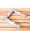 BN-6426972029650,Aparatoare pentru patut, Qmini, Tip rulou, Cu husa detasabila, Lungime 180 cm, Din bumbac certificat Oeko Tex S