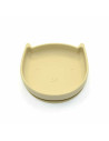 BN-BOC0465,Farfurie in forma de pisicuta, Bocioland, Cu ventuze, Silicon, Fara BPA, 6-36 luni, Light Beige