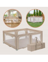 BN-LO-FLORENCE_EASY_FOLD_BEIGE_SAND,Tarc de joaca copii, Lionelo, Florence Easy Fold, 150 x 180 x 75 cm, Pliere, depliere automa