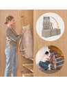BN-LO-FLORENCE_EASY_FOLD_BEIGE_SAND,Tarc de joaca copii, Lionelo, Florence Easy Fold, 150 x 180 x 75 cm, Pliere, depliere automa